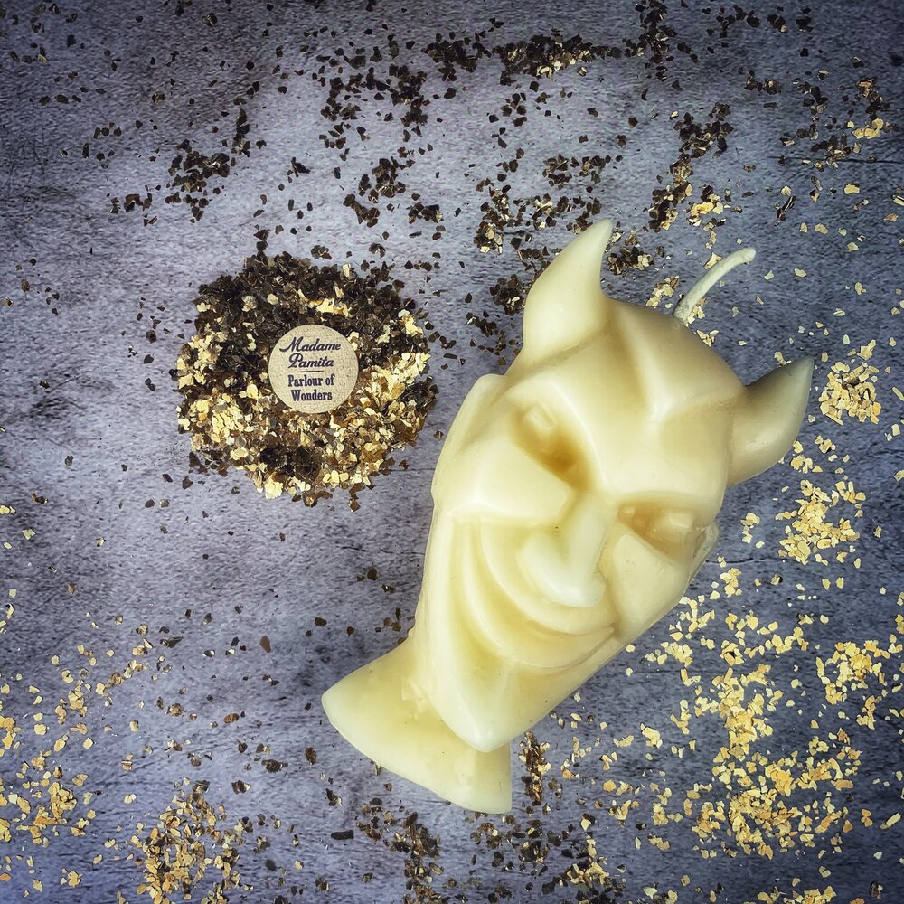 Beeswax Run Devil Run Spell Candle