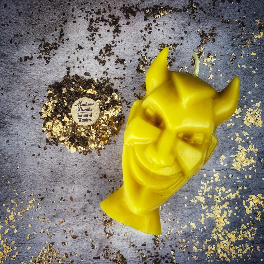 Beeswax Run Devil Run Spell Candle