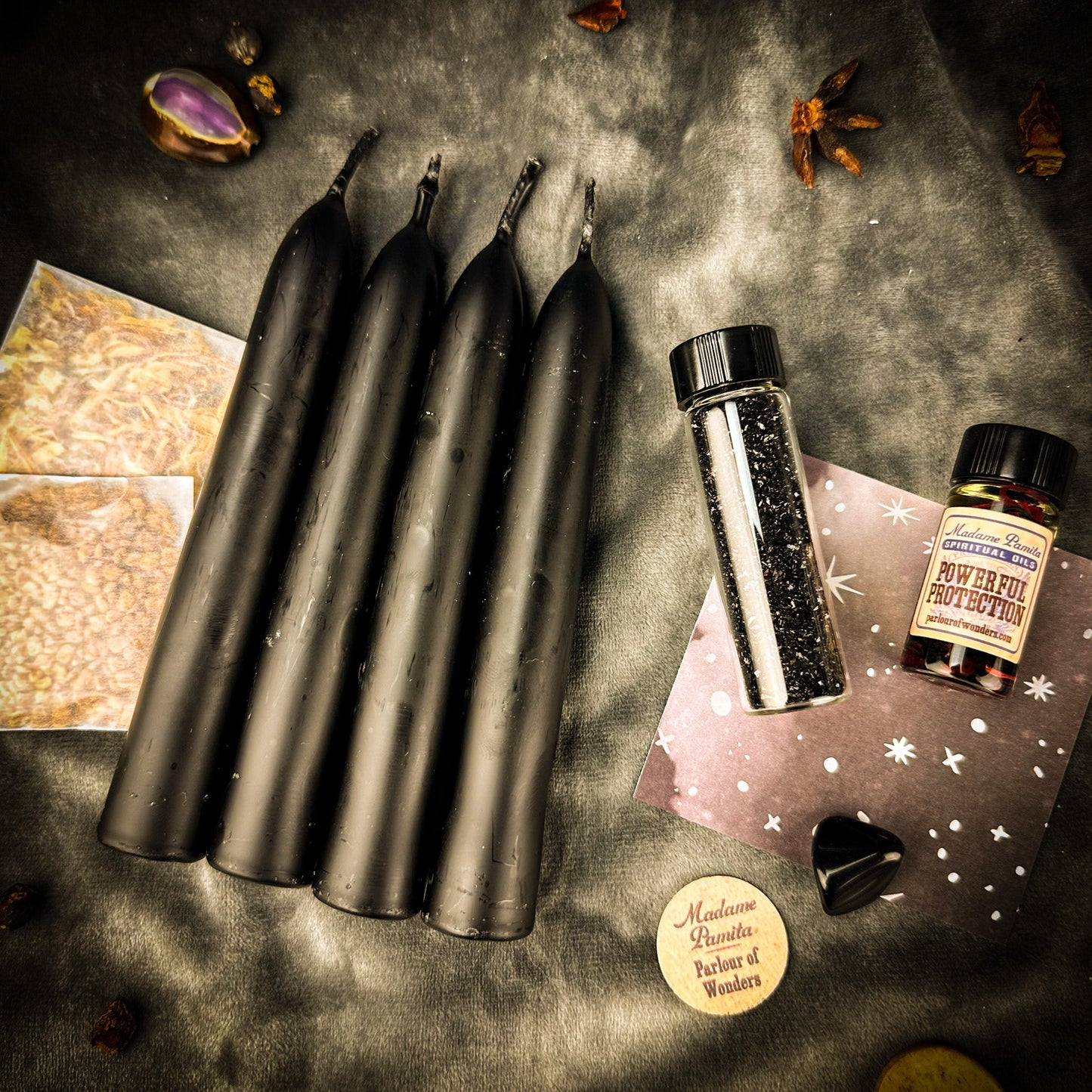 Protection Candle Spell Booster Pack - Add Spiritual Defense to Any Candle Spell Kit