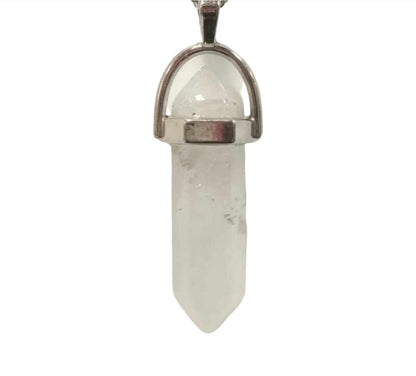 Quartz Bullet Point Necklace