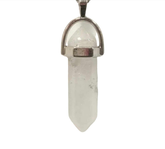 Quartz Bullet Point Necklace