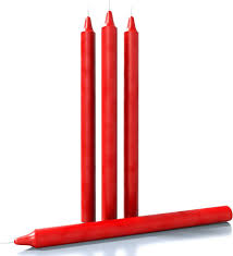 Red Taper Candle