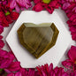 Royal Diamond Heart - Mexican Gold Obsidian for Protection