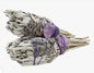 Healing Lavender Amethyst Crystal Sage Smudge Torch