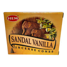 HEM Sandal-Vanilla Incense Cones
