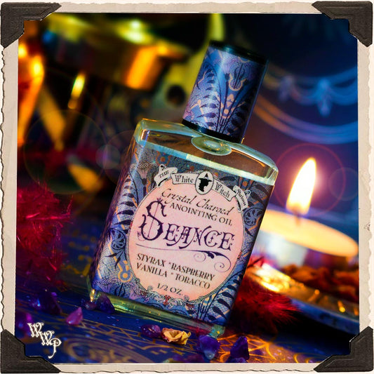 SEANCE BODY OIL. 1/2 oz.  For Heightened Spiritual Awareness, Psychic Energy