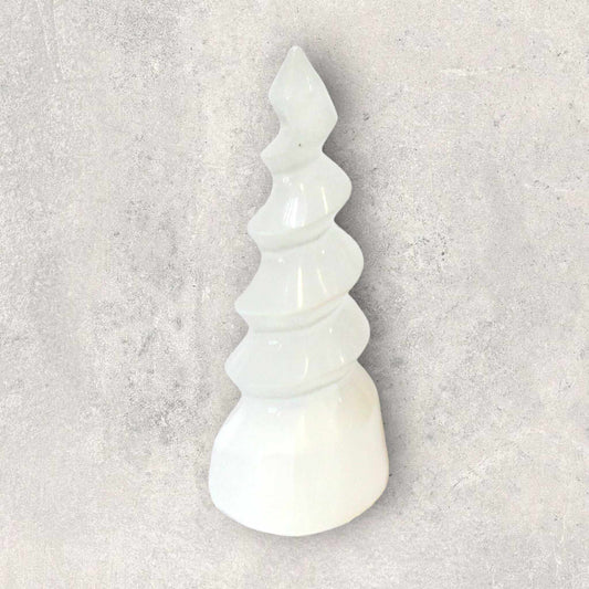Selenite Unicorn Horn Crystal For Healing | Mystics Vibe