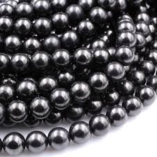 Shungite Bead 8mm (6 Pack)