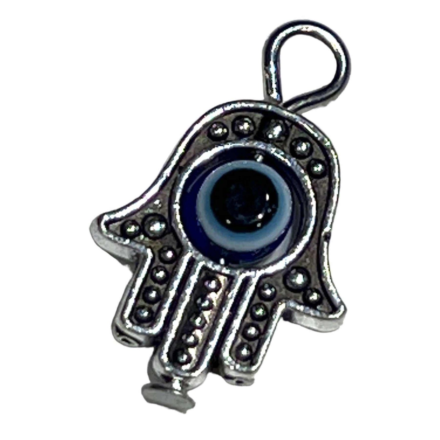 Single Evil Eye in Hamsa Charm