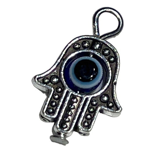 Single Evil Eye in Hamsa Charm