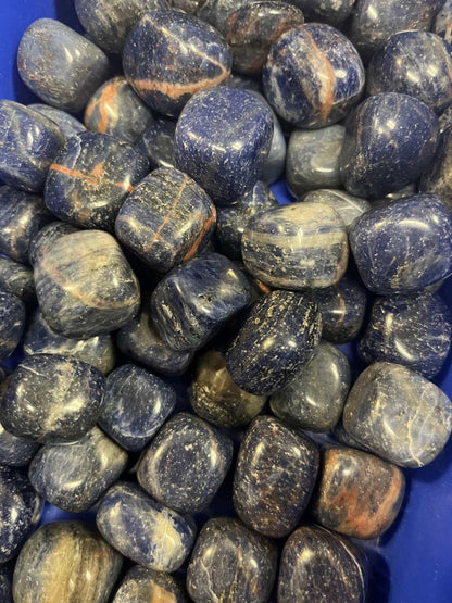 Sodalite Tumbled Stone Crystal For Clarity And Intuition