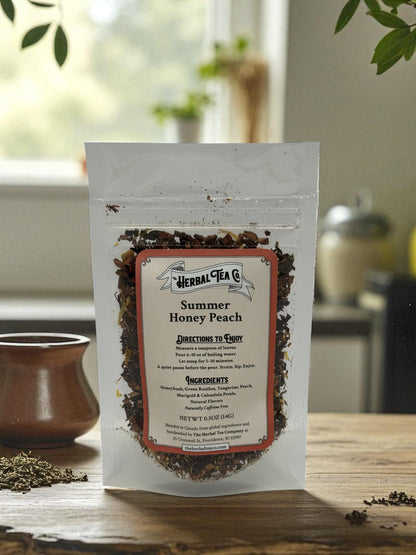Summer Honey Peach Herbal Tea