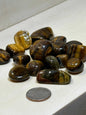 Tiger Eye Tumbled Crystal for Strength and Courage