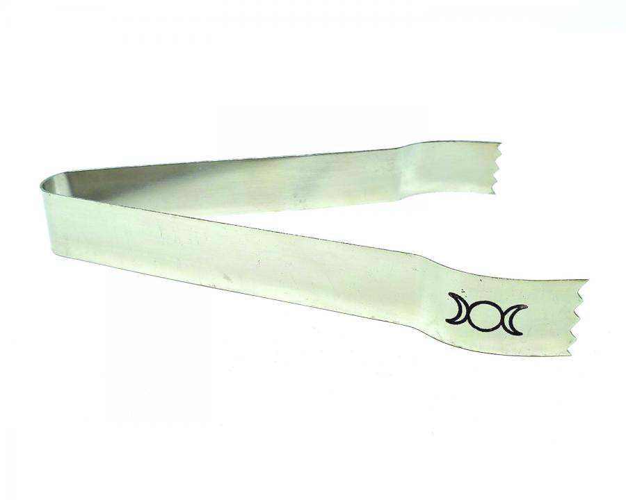 Triple Moon Stainless Steel Tongs 5.75"L 0.75"W