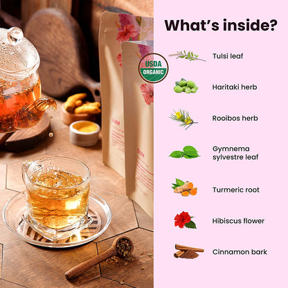 Organic Serenity Tea For Stress Relief | Mystics Vibe
