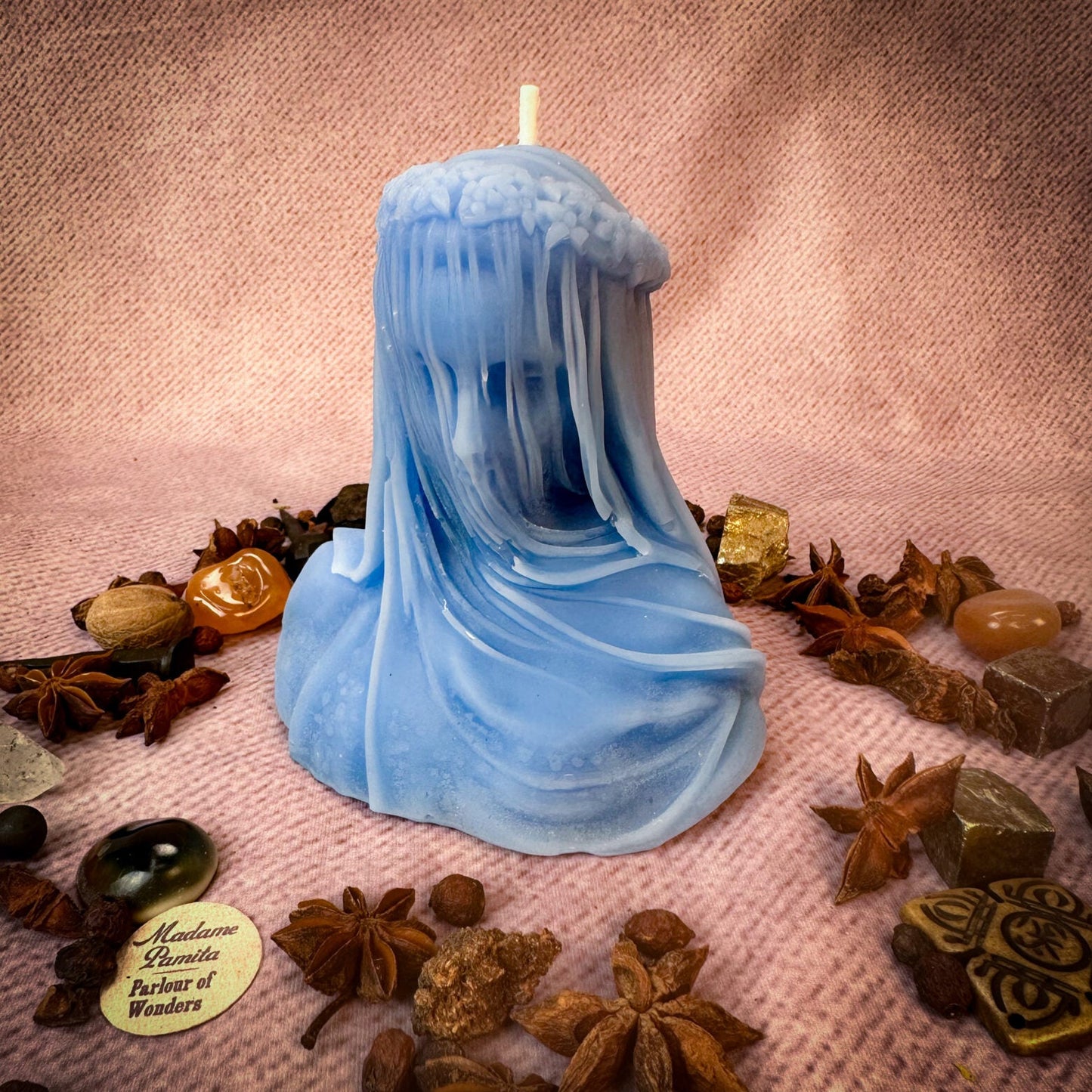 Veil of Secrets Candle Spell Kit - Truth & Privacy Magic
