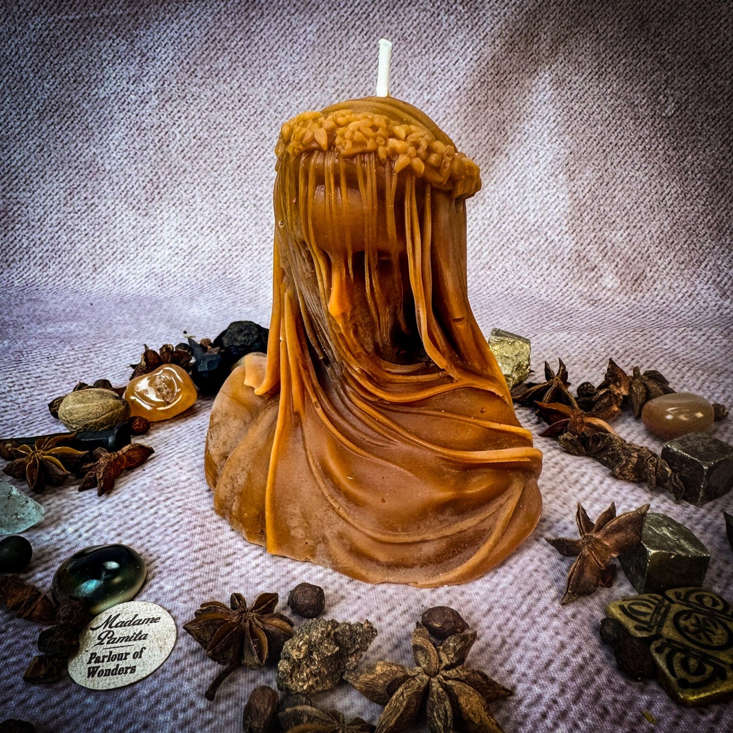 Veil of Secrets Candle Spell Kit - Truth & Privacy Magic