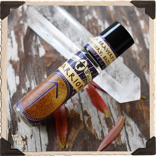 WARRIOR Body Oil 1/3oz. For Bravery, Victory, Battle & Justice.