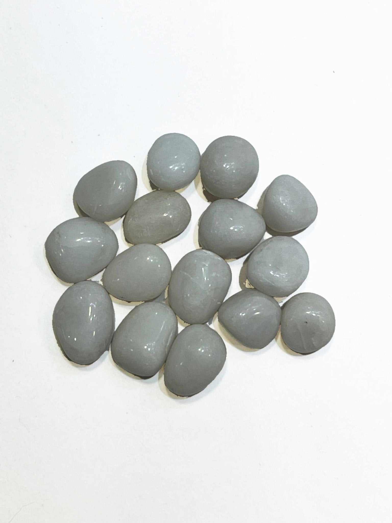 White Agate Tumbled Stone For Inner Peace And Balance