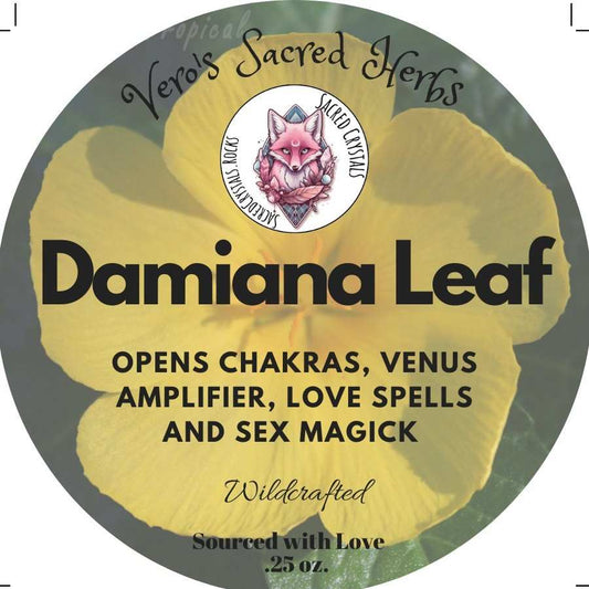 Wildcrafted Damiana Leaf Herb for Rituals | Mystics Vibe