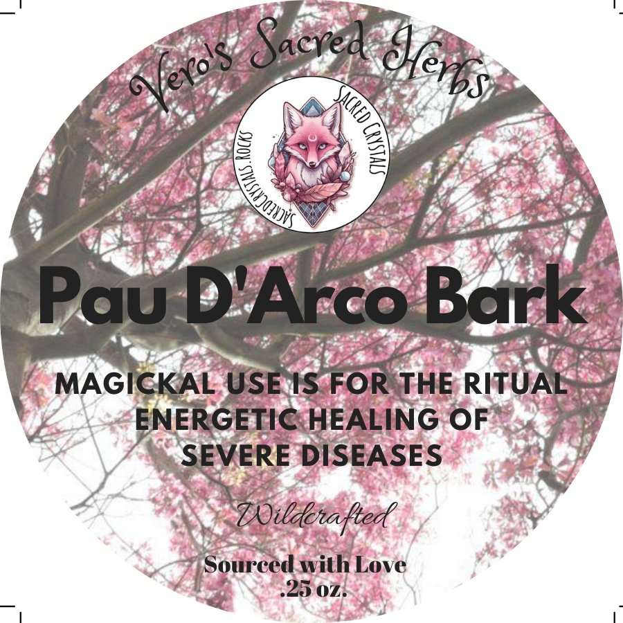 Wildcrafted Pau D'Arco Magical Herb for Rituals