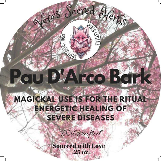 Wildcrafted Pau D'Arco Magical Herb for Rituals